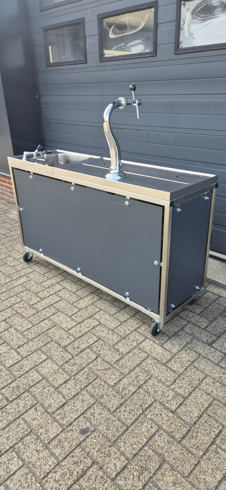 Mobiele biertapbuffet  bar, Witgoed en Apparatuur, Geen, Zo goed als nieuw, Ophalen, Overige merken