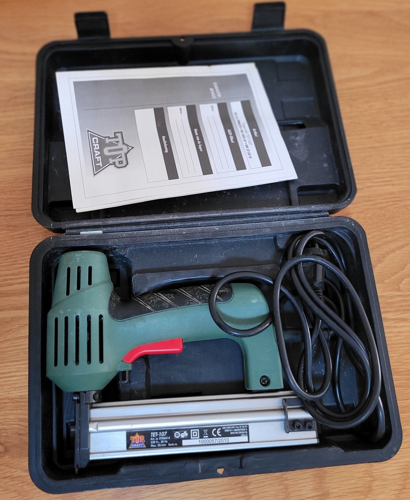 Top Craft Elektrische Nietmachine/Tacker TET-107, Ophalen, Zo goed als nieuw