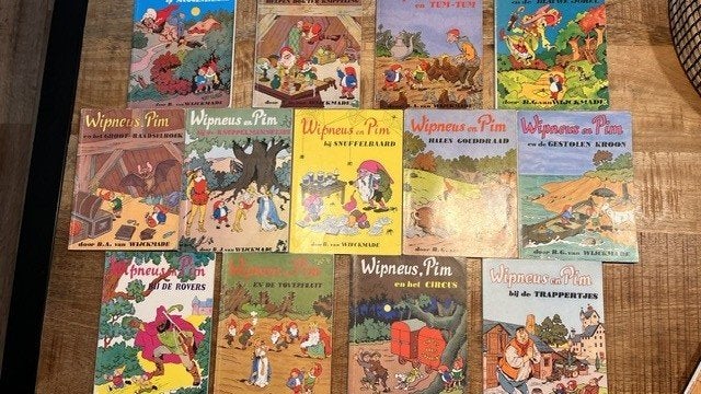 15x keurige Wipneus en Pim boekjes - van Wijckmade, Boeken, Verzenden, Gelezen, Fictie algemeen