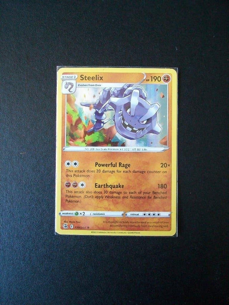 2997: Nieuwe Pokemon Kaart STEELIX Holo Rare HP190 (139/264), Verzenden, Nieuw, Losse kaart, Foil