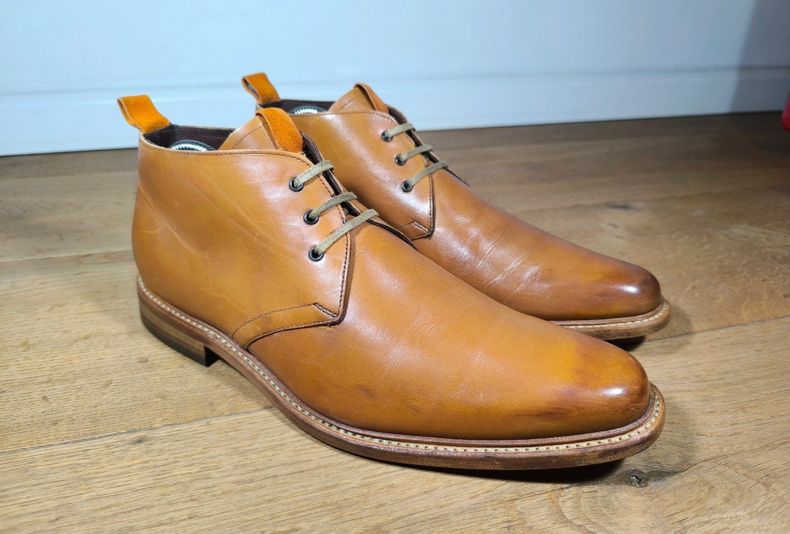 Floris van Bommel halfhoge herenschoenen maat 9 / 43, Ophalen, Bruin, Floris van Bommel, Zo goed als nieuw