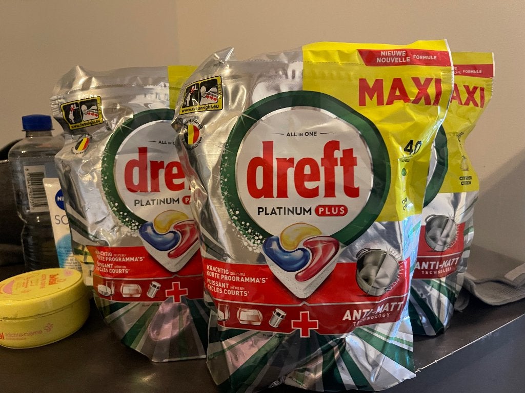 3x Dreft Platinum Plus 40 stuks nieuw in verpakking, Ophalen of Verzenden