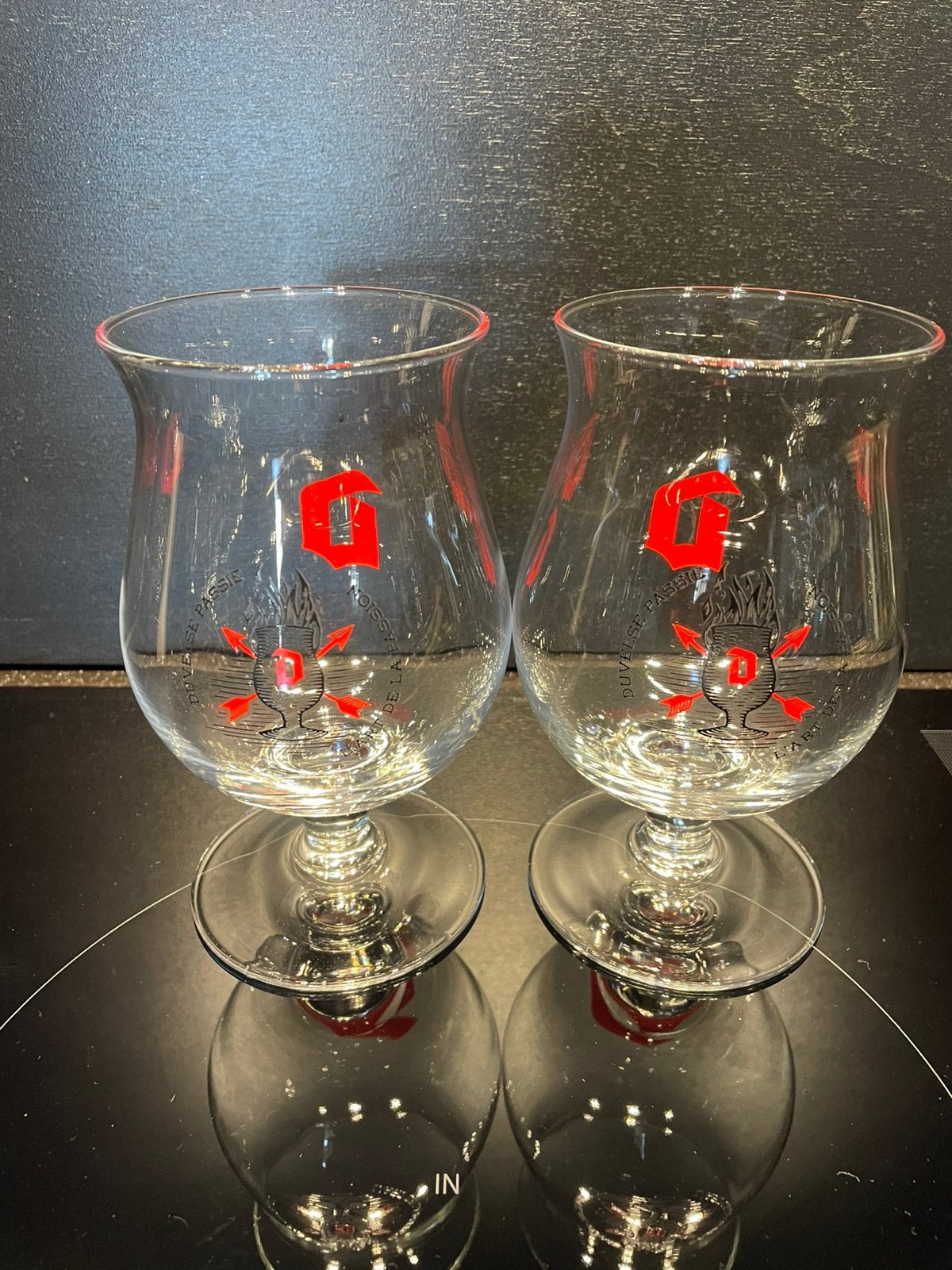 2 Duvel glazen - nieuw!, Ophalen, Nieuw, Glas of Glazen, Duvel