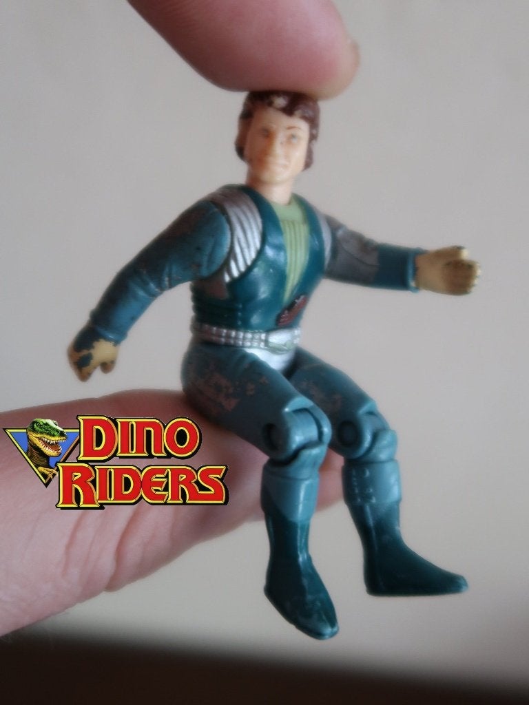 vintage Dino-Riders poppetje Proto, TYCO 1987, DinoRiders, Verzamelen, Speelgoed, Verzenden, Gebruikt