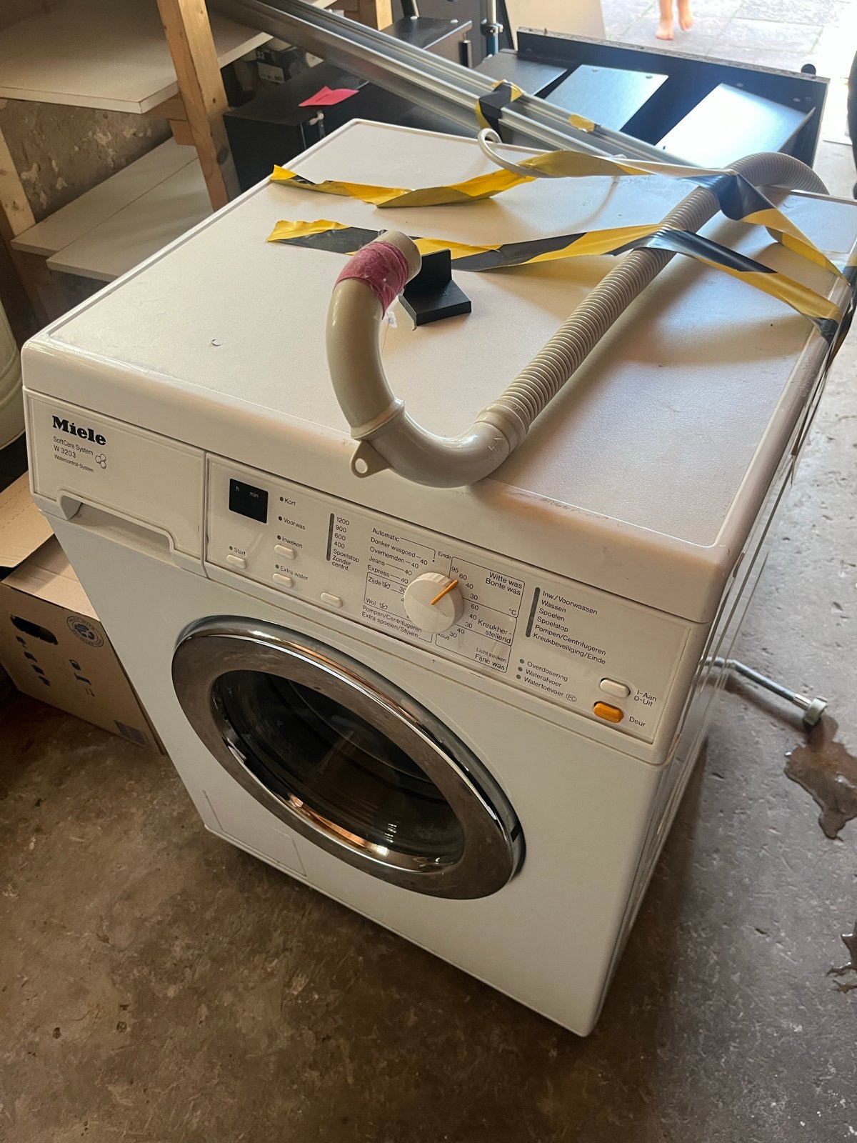 Miele W3203 SoftCare System Wasmachine, Ophalen, 6 tot 8 kg, Voorlader, Wolwasprogramma