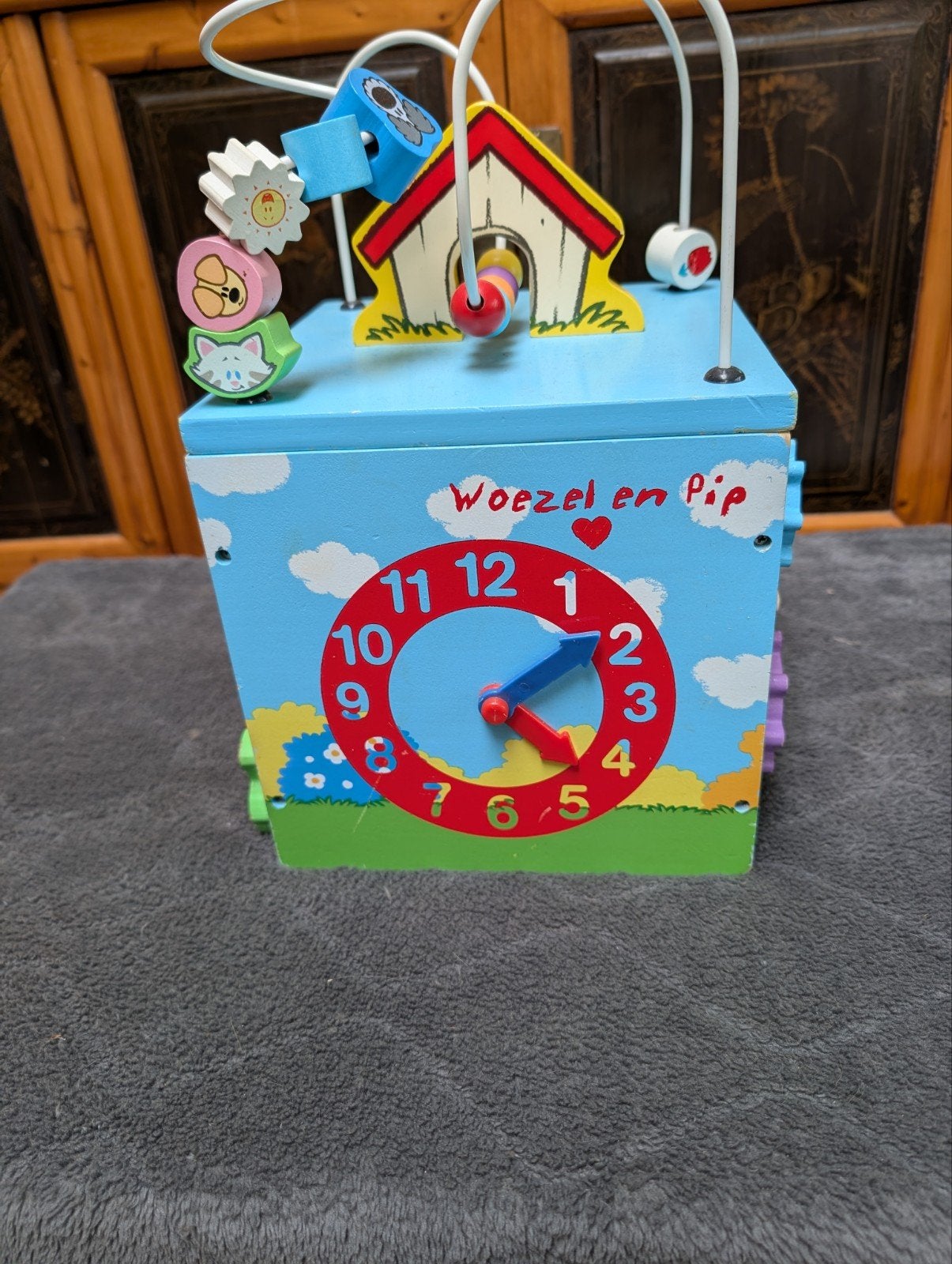 Educatief speelgoed van hout.Zie verder alle foto's., Ophalen