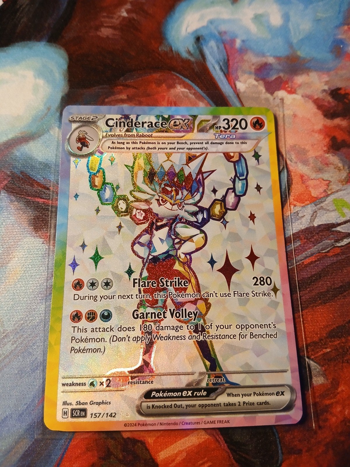 cinderace ex 157/142, Ophalen, Nieuw, Foil