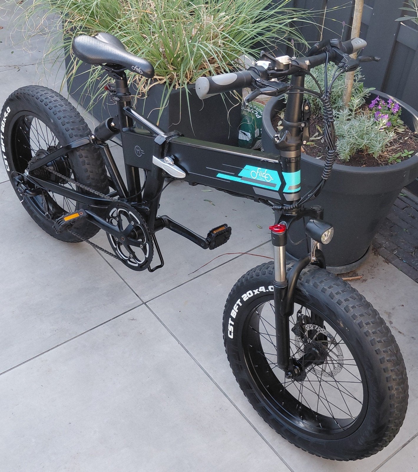 Fiido Elektrische vouwfiets met dikke banden Mountainbike, Ophalen, Zo goed als nieuw, 20 inch of meer