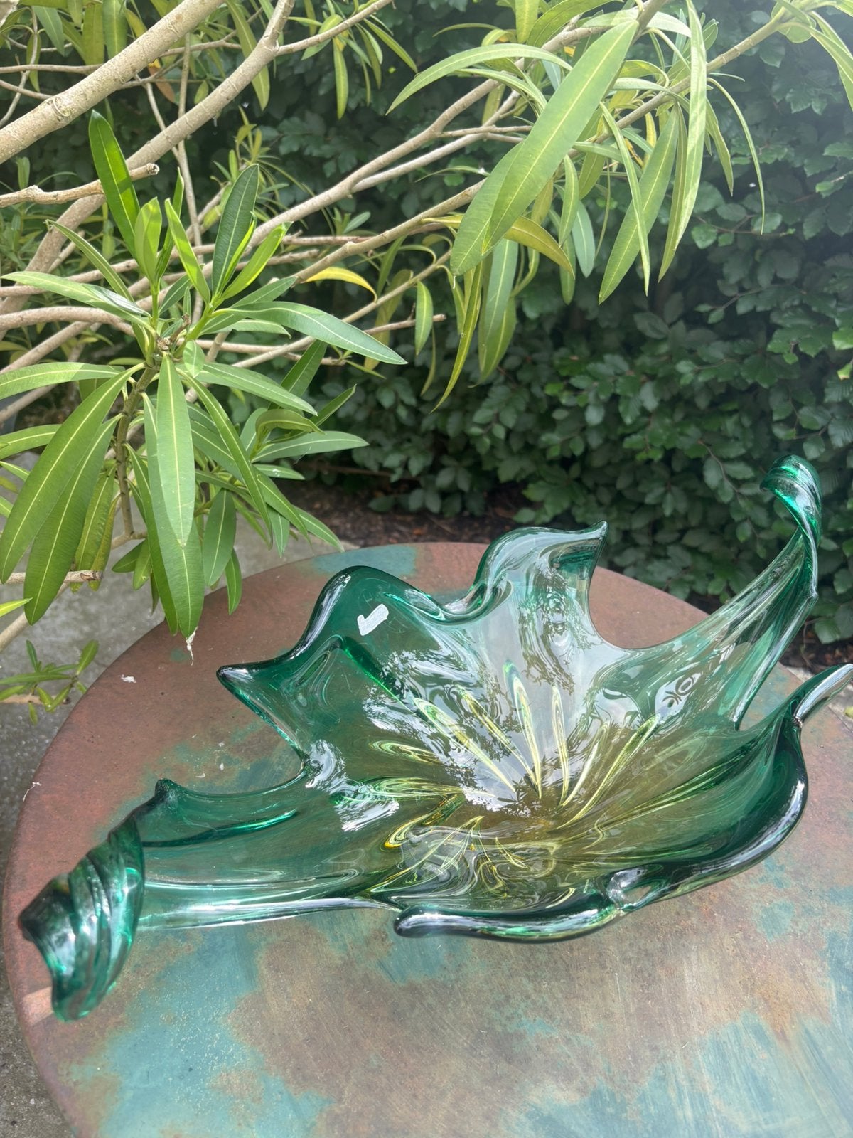 MURANO Sommerso glas schaal, Ophalen of Verzenden
