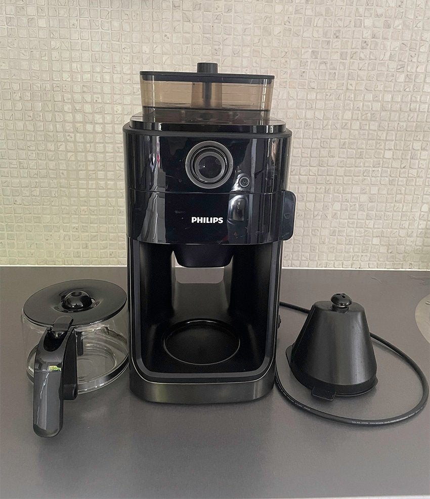 Te koop Philips Grind & Brew koffiezetapparaat., Witgoed en Apparatuur, Koffiezetapparaten, 10 kopjes of meer, Koffiemachine, Zo goed als nieuw