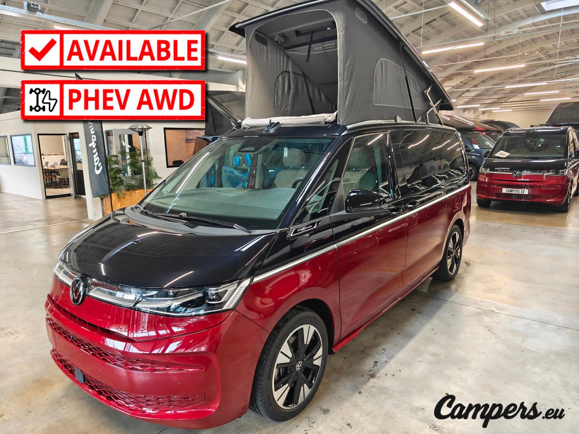 Volkswagen California Beach EHYBRID DSG 4MOTION 245 PK, Caravans en Kamperen, Automaat, Buscamper of Camperbus, ESP-stabiliteitscontrole