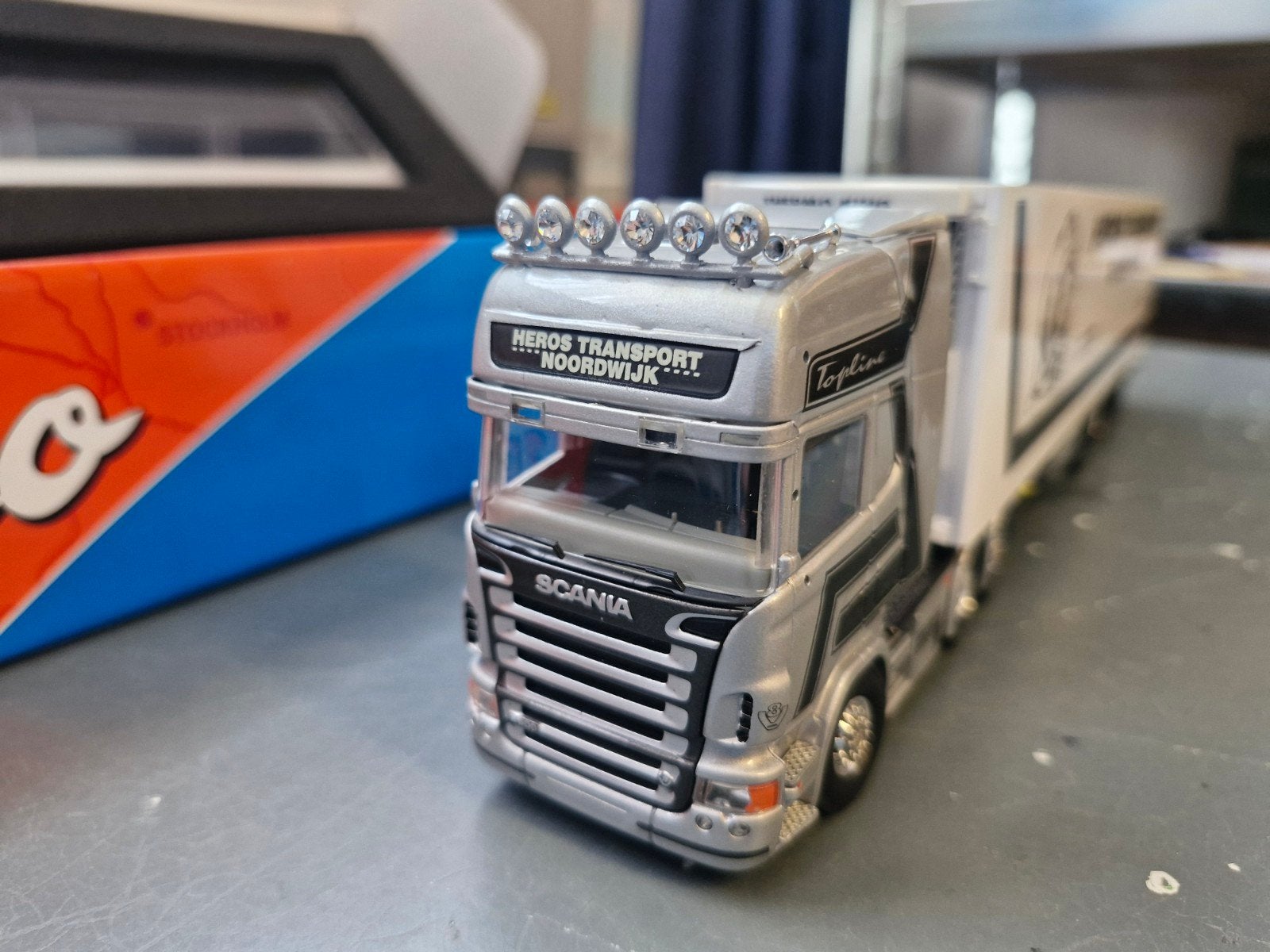 scania met koeltrailer tekno van heros transport, Ophalen of Verzenden, Nieuw, Bus of Vrachtwagen, Tekno