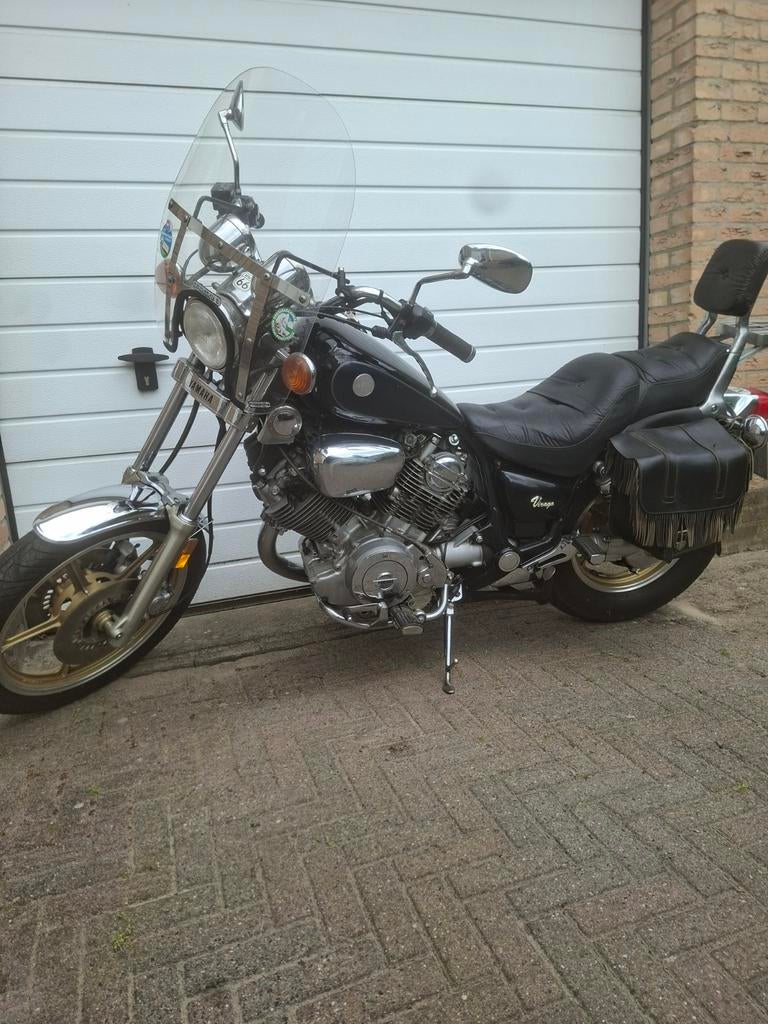 Te koop Yamaha Virago 700 b.j.1986 (dus belastingvrij), 700 cc, Cardan-aandrijving, 2 cilinders, Chopper