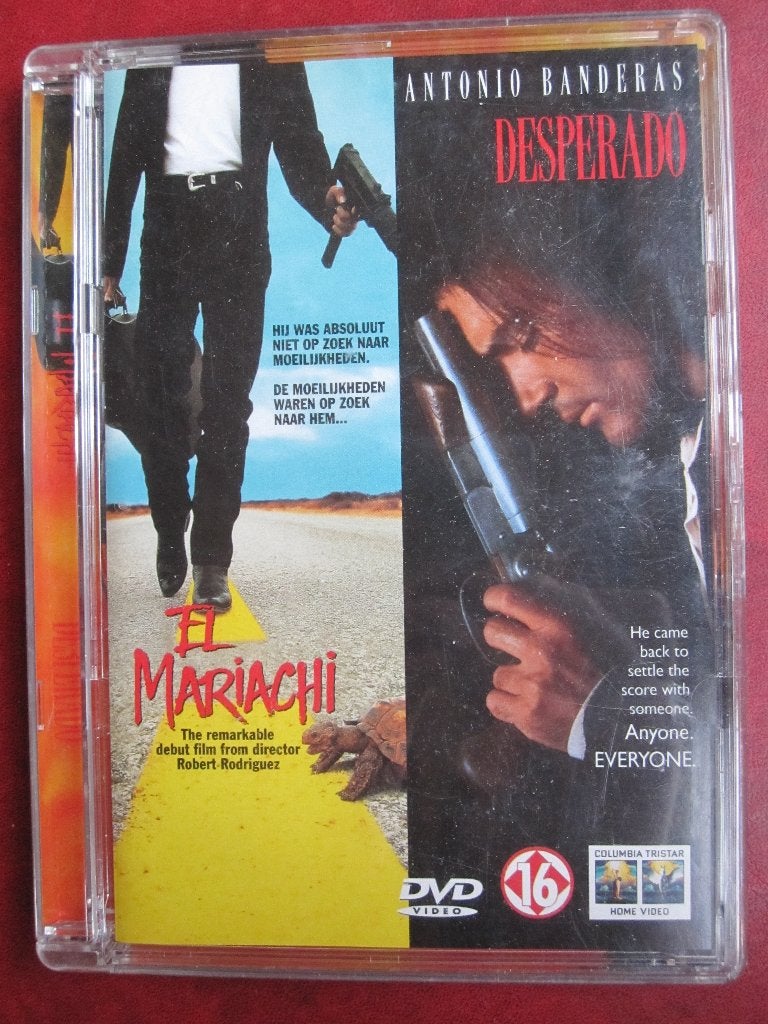 El Mariachi + Desperado (2 films op 1 DVD), Vanaf 16 jaar, Actie, Zo goed als nieuw, Spaans