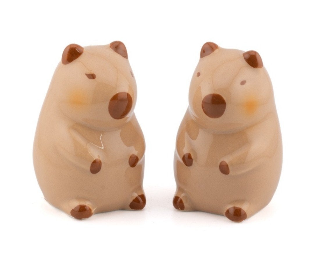 Capibara en Schotse hooglander zout en peperstelletjes, Ophalen of Verzenden, Nieuw, Beeldje of Figuurtje