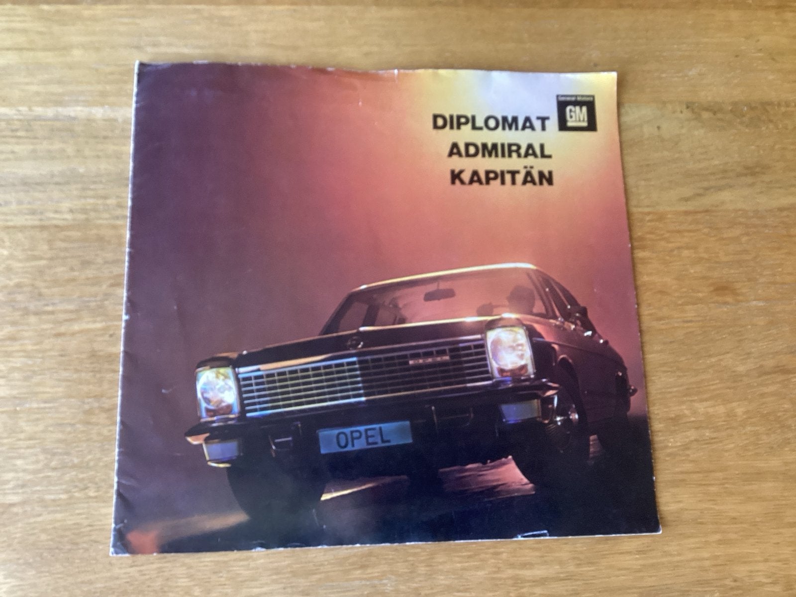 Opel Diplomat Admiral Kapitan brochure, Ophalen of Verzenden, Opel