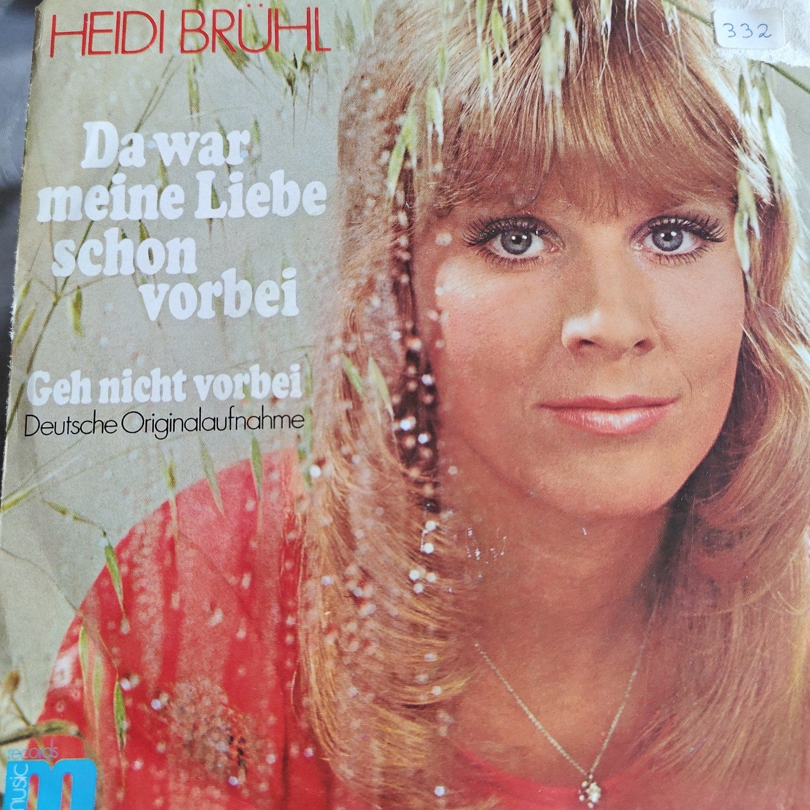 Heidi Brühl - Da war meine Liebe schon vorbei (Single), Ophalen of Verzenden, Gebruikt, 7 inch