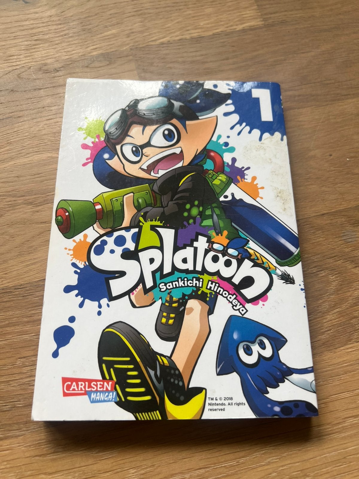 Nintendo splatoon manga volume 1, 1 speler, Ophalen of Verzenden, Zo goed als nieuw, Vanaf 7 jaar