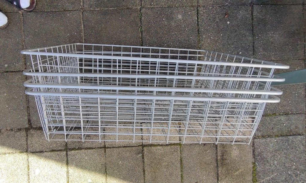 4 draadmanden, Doe-het-zelf en Verbouw, Ophalen, 40 tot 60 cm, 50 tot 75 cm, Minder dan 35 cm
