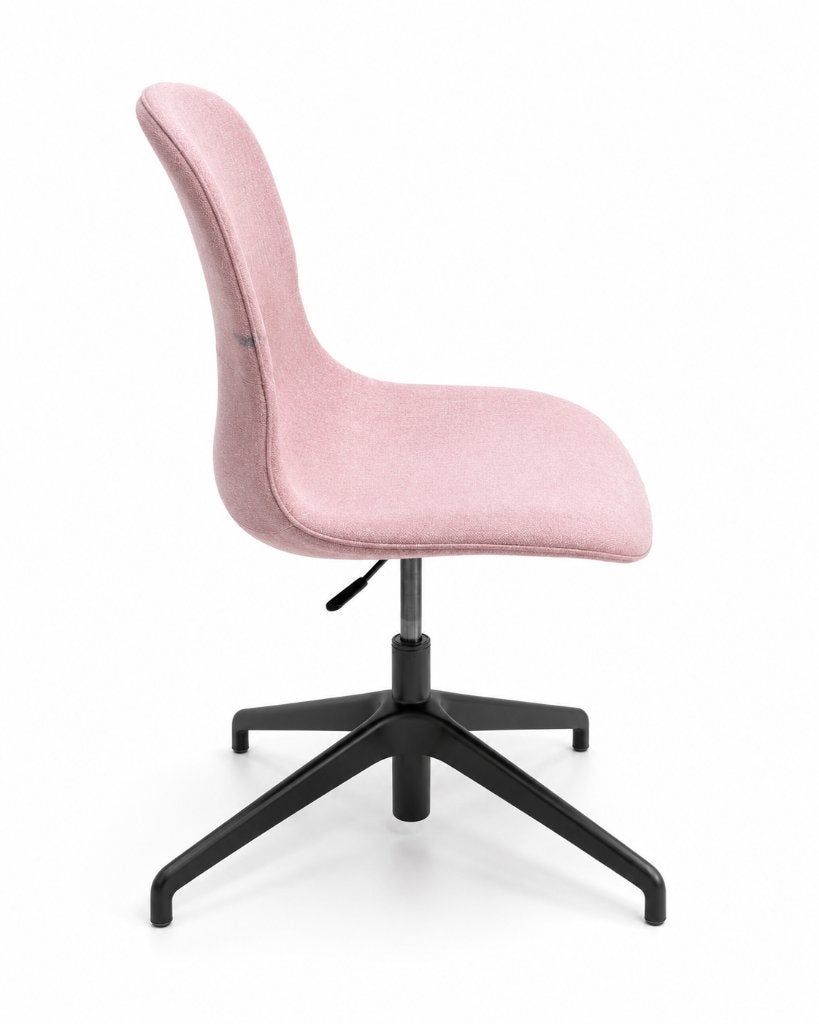 IKEA LÅNGFJÄLL Draaistoel  Bureaustoel –  Licht Roze – Zwart, Gebruikt, ., Ophalen of Verzenden, .