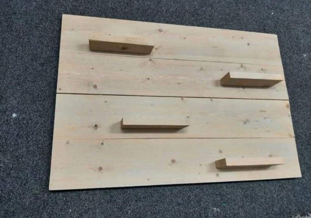 Steigerhouten wandplank te koop, Ophalen, Zo goed als nieuw