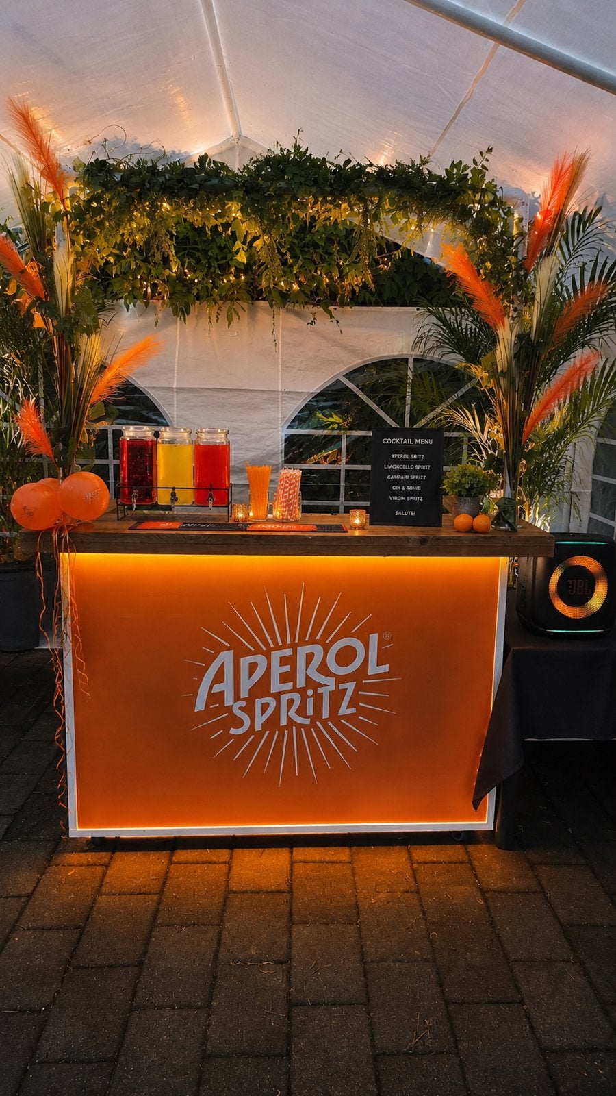 Cocktailbar / Aperolbar te huur, Huis en Inrichting, Barren, Ophalen of Verzenden, Zo goed als nieuw