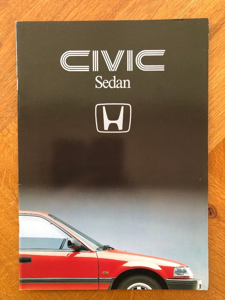 Honda Civic Sedan folder 1989, Honda, Verzenden, Nieuw, Honda