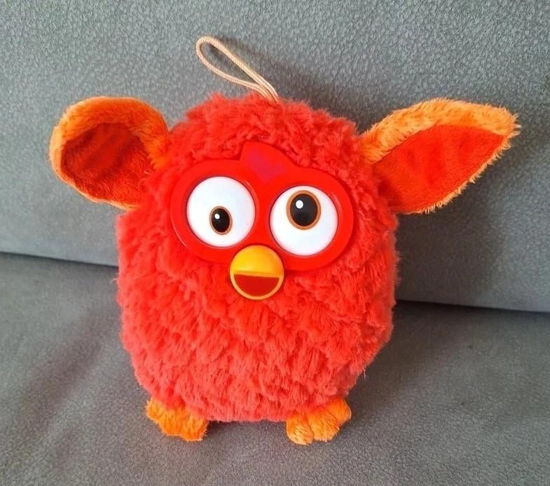furby knuffel oranje hasbro 2013 pluche, Kinderen en Baby's, Speelgoed | Knuffels en Pluche, Zo goed als nieuw, Overige typen