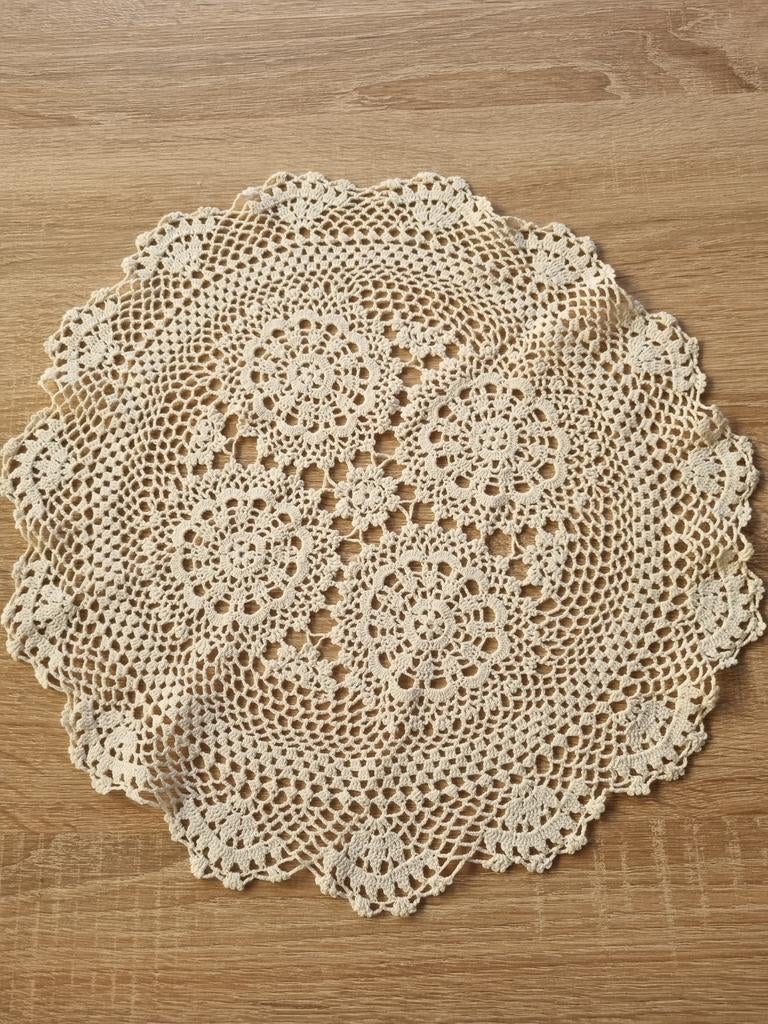Vintage gehaakt tafelkleedje., Ophalen of Verzenden