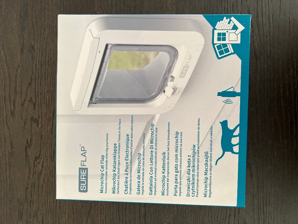 Sureflap kattenluik wit, Verzenden, Zo goed als nieuw