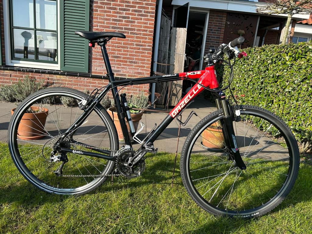 Gazelle Hybride Fiets, 28 inch, Gebruikt, Vering, Ophalen of Verzenden