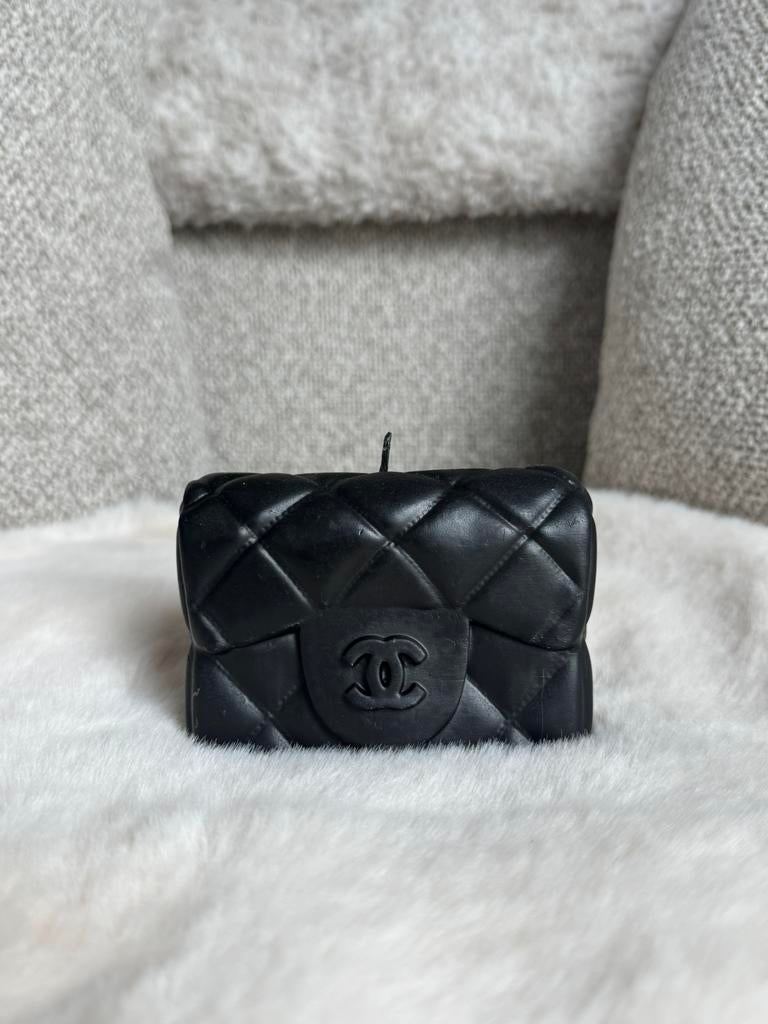Luxe designer kaars | Zwart, Huis en Inrichting, Woonaccessoires | Kandelaars en Kaarsen, Overige materialen, Zwart, Nieuw, Ophalen of Verzenden