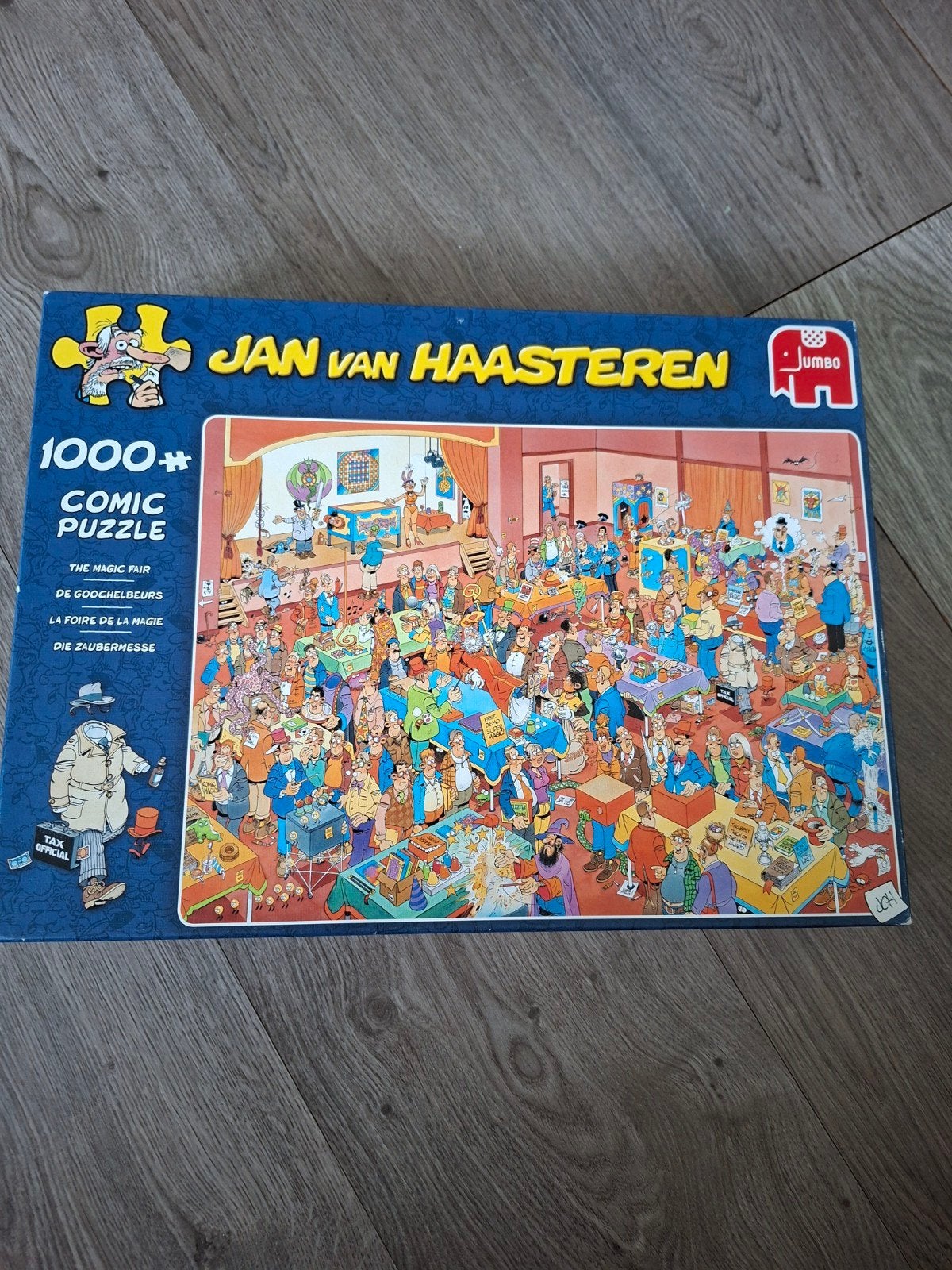 Jan van Haasteren De Goochelbeurs 1000 stukjes, Ophalen of Verzenden, 500 t/m 1500 stukjes, Zo goed als nieuw, Legpuzzel