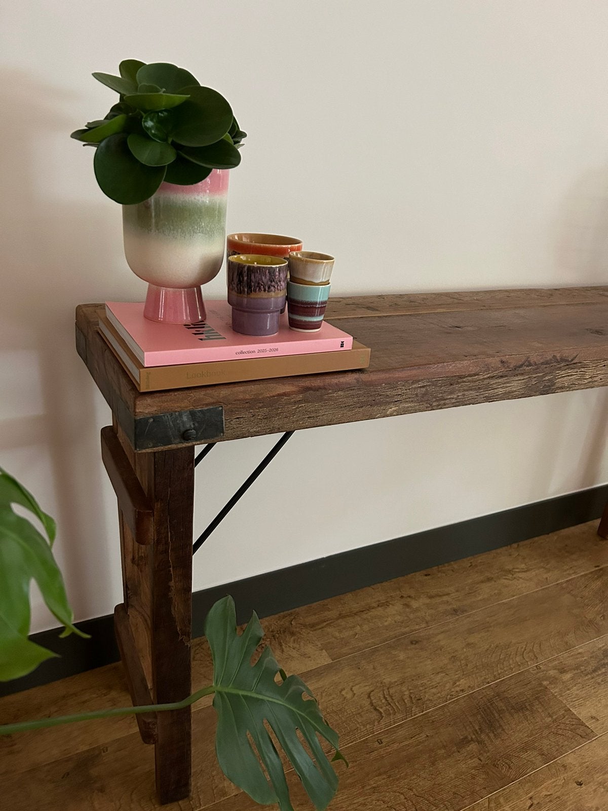 Slachttafel bijzettafel tvmeubel sidetable, Huis en Inrichting, Tafels | Sidetables, Ophalen, Overige materialen, Zo goed als nieuw