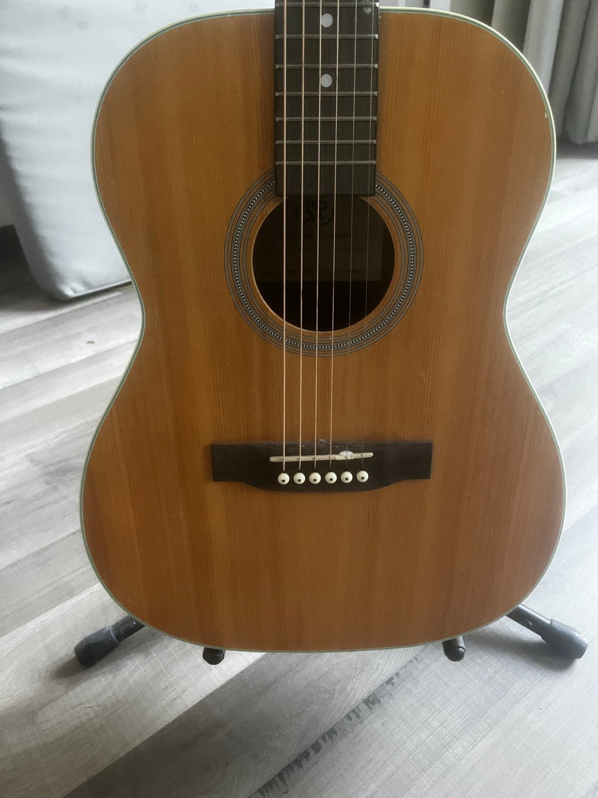 SX Western gitaar - Groen, Ophalen of Verzenden, Gebruikt, Western- of Steelstringgitaar