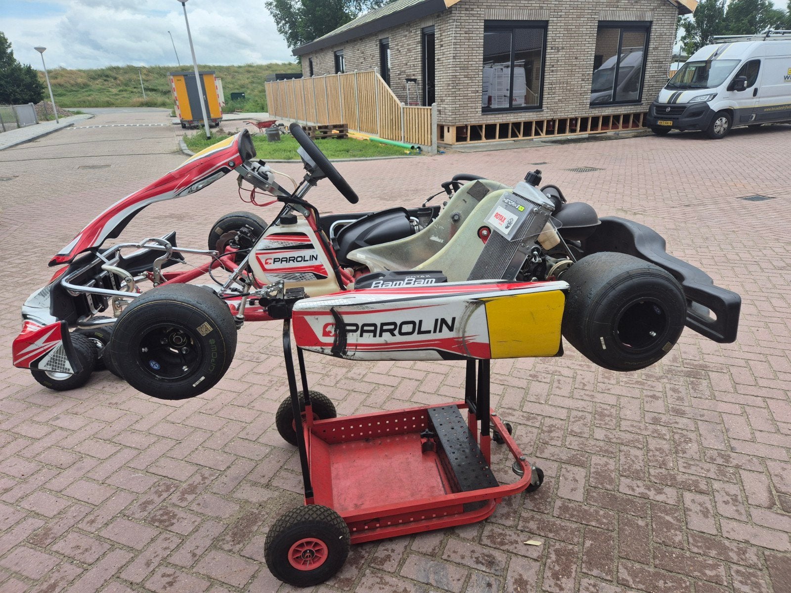 Parolin DD2 Kart met Rotax Motor, Sport en Fitness, Karting, Ophalen, Kart