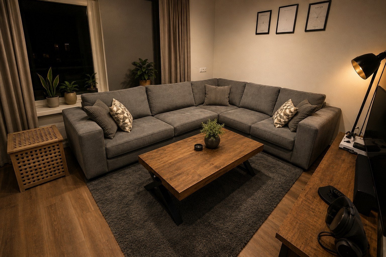 Urban Sofa hoekbank met comfortabele kussens, Ophalen of Verzenden, Gebruikt, Stof, Modern, Comfortabel