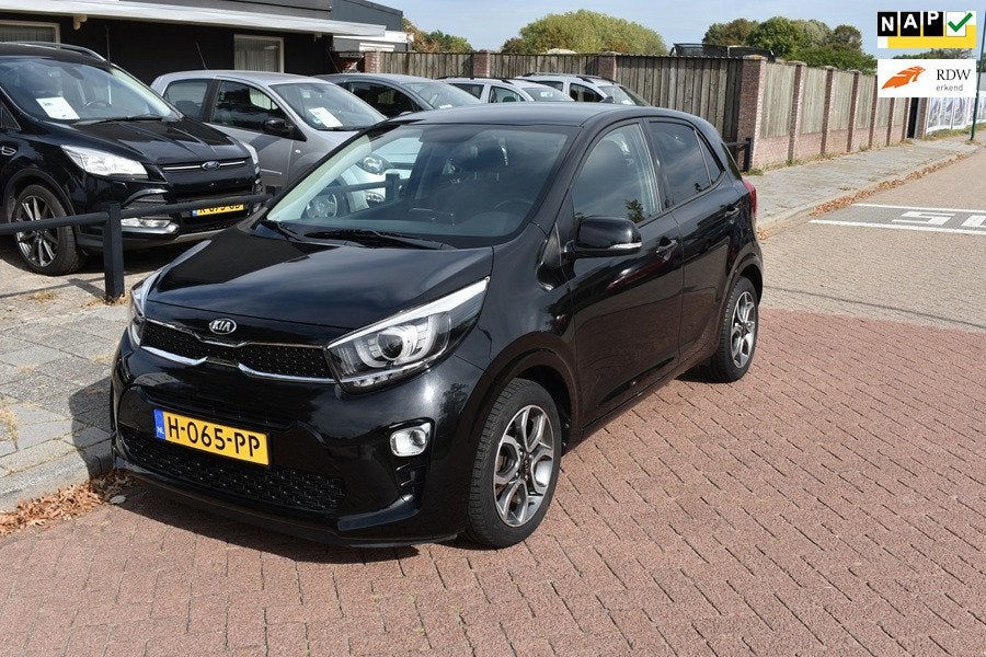 Kia Picanto 1.0 MPi DynamicPlusLine Navigatie/Camera/Carplay, Auto's, Voorwielaandrijving, Dealer onderhouden, Stof, Gebruikt