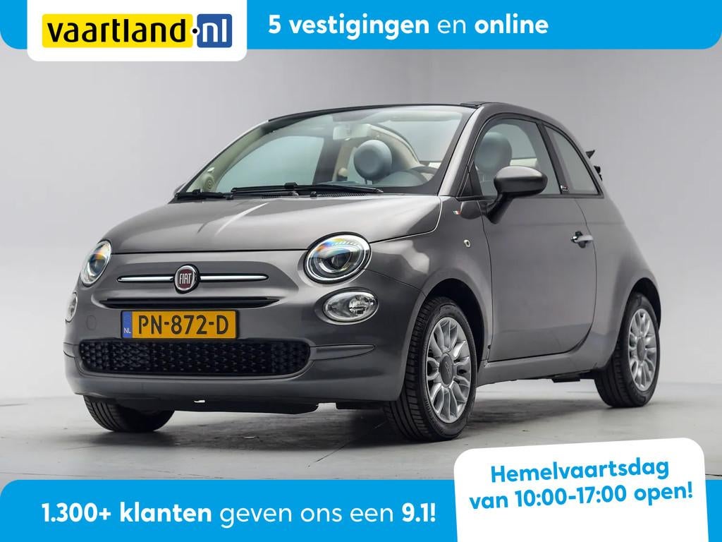 Fiat 500C 1.0 TwinAir Pop [ Airco El.cabriokap Audio af-fabr, Gebruikt, 880 kg, Cabriolet, Origineel Nederlands
