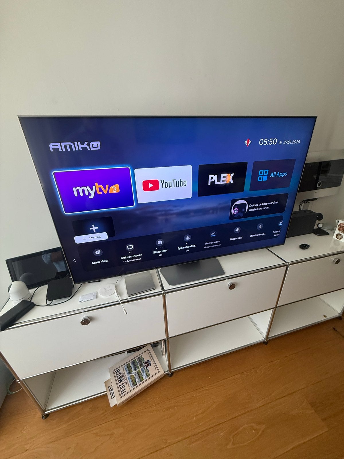 Samsung 55 inch Neo QLED 4K Smart TV QN85 - Zo goed als nieu, Ophalen, QLED, Zo goed als nieuw, Samsung