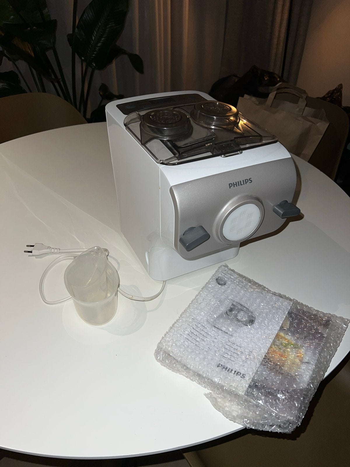 Philips Pastamaker - Diverse Pasta Soorten - Z.G.A.N., Ophalen, Kunststof, Zo goed als nieuw, Pastamachine