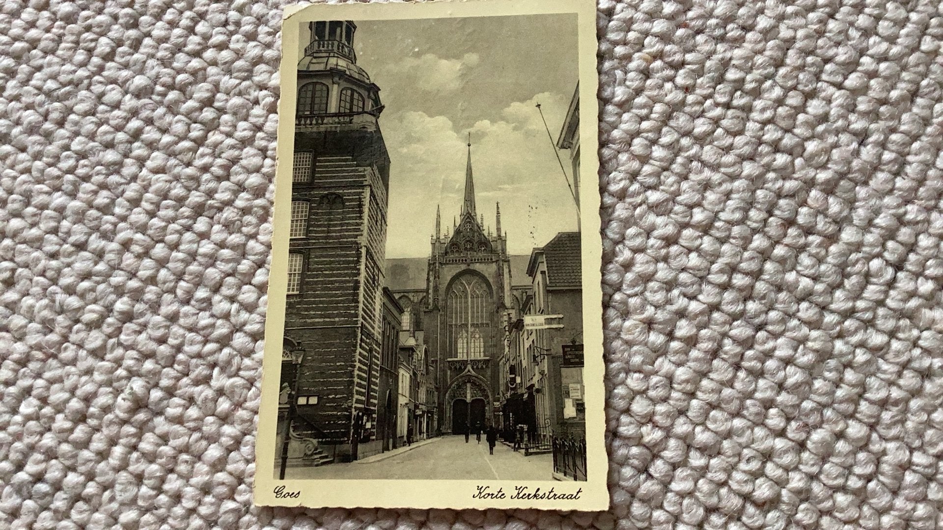 Ansichtkaart Goes Korte Kerkstraat jaren ‘20. 991, Verzamelen, Ansichtkaarten | Nederland, Ophalen of Verzenden, 1920 tot 1940