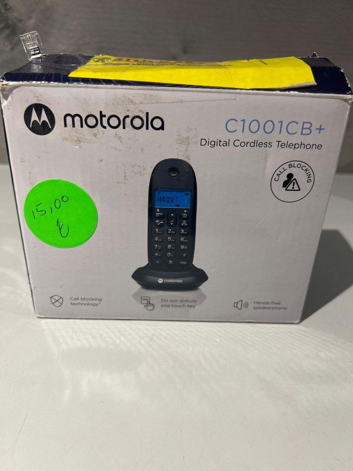 Motorola C1001CB+ Digitale Draadloze Telefoon, 1 handset, N, N, Nieuw