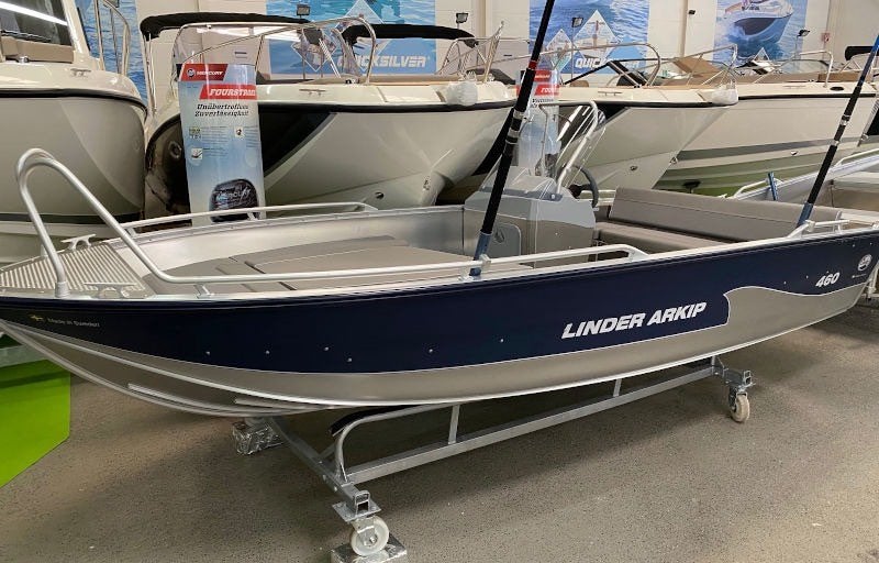 Linder 460 Arkip boot, Watersport en Boten, Overige merken, Zo goed als nieuw, 2 m, 30 tot 50 pk