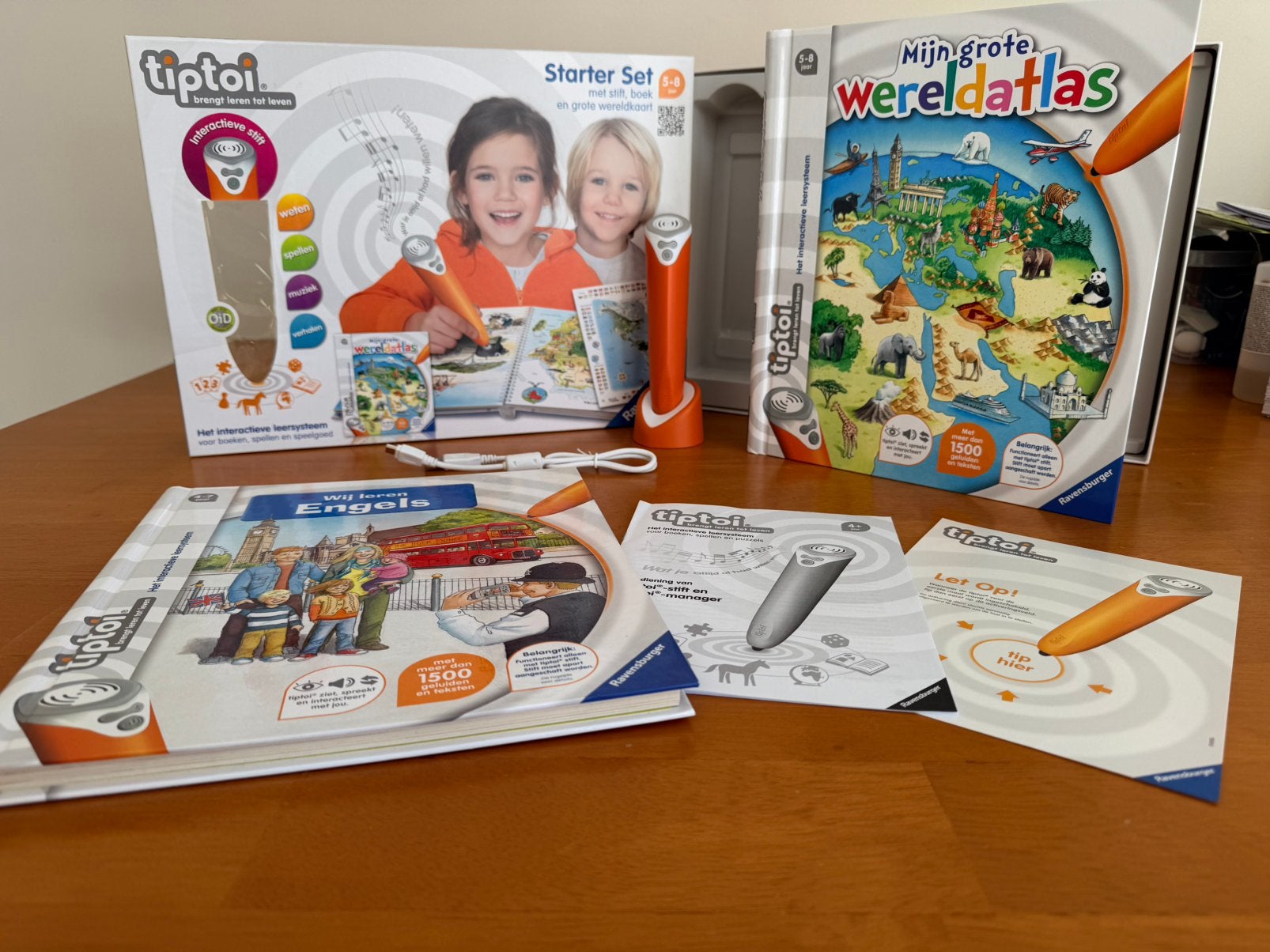 Ravensburger tiptoi starter set, Ophalen, Zo goed als nieuw, Ontdekken, Met geluid