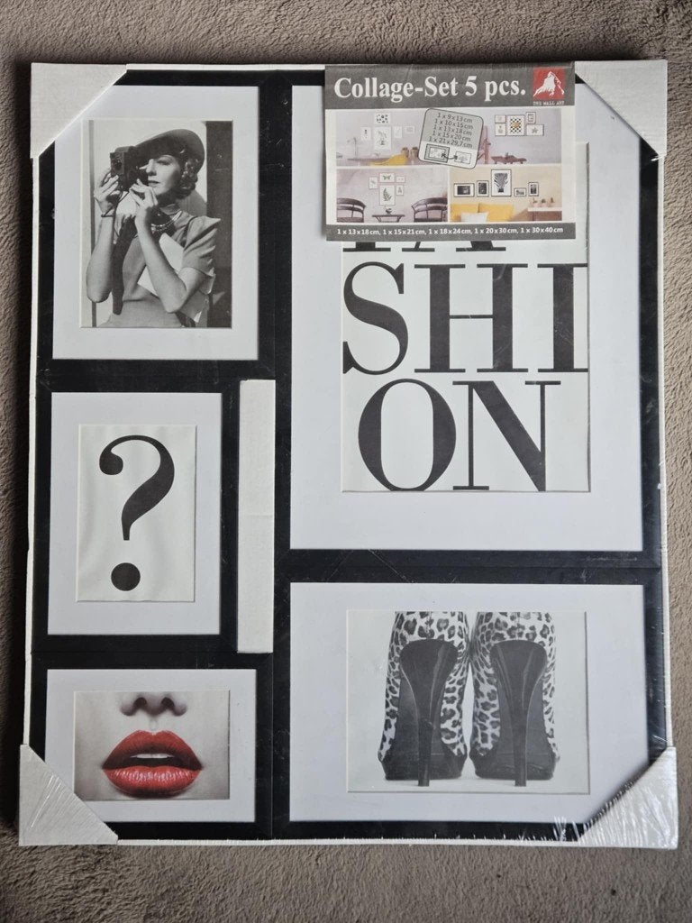 Set van 5 fotolijsten, Ophalen, Collagefotolijst, Hangend, Nieuw