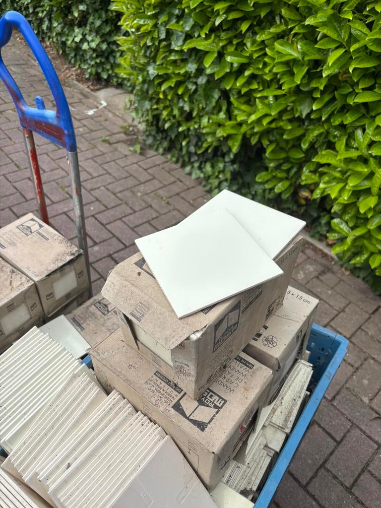 Beige Royal mosa tegels, Ophalen, Minder dan 20 cm, 10 m² of meer, Wandtegels