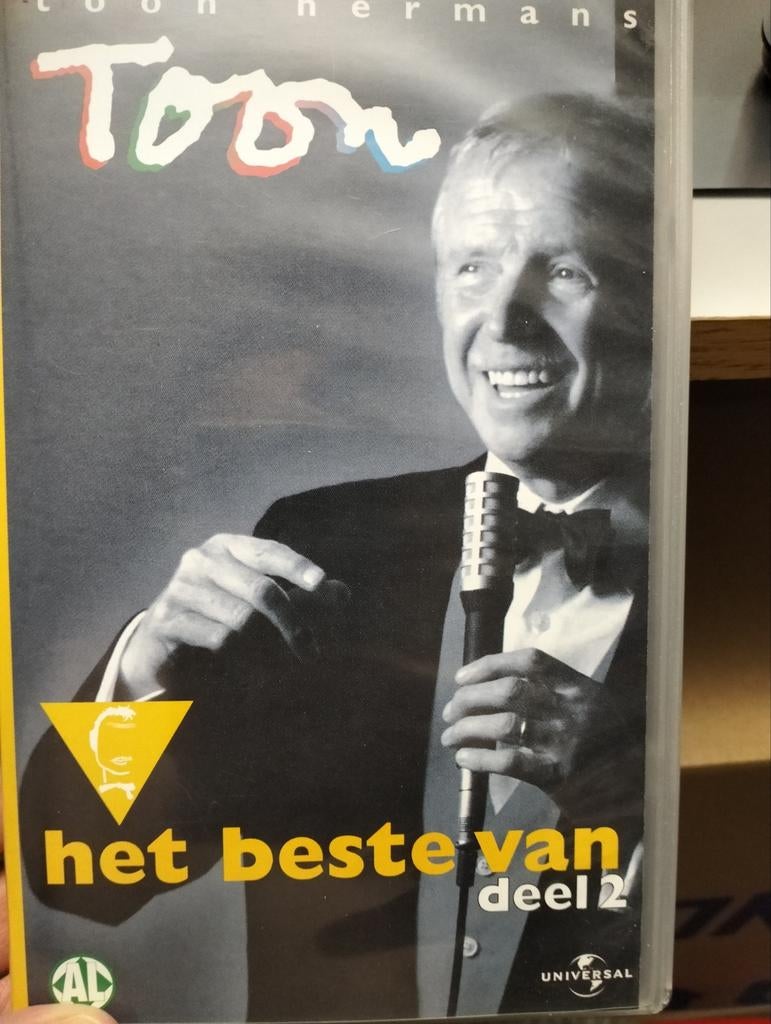 Toon Hermans - Het Beste Van Deel 2 VHS, Alle leeftijden, Ophalen of Verzenden, Zo goed als nieuw, Komedie