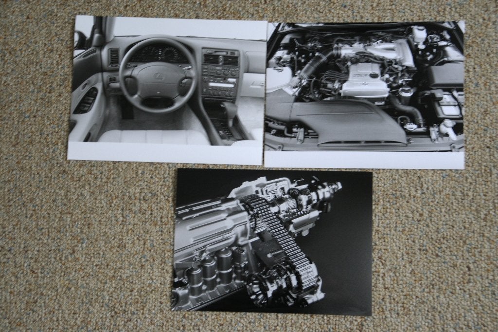 3 x Persfoto Lexus GS 300 (06-1993 - 09-1993) (51), Ophalen of Verzenden, Nieuw, Overige merken