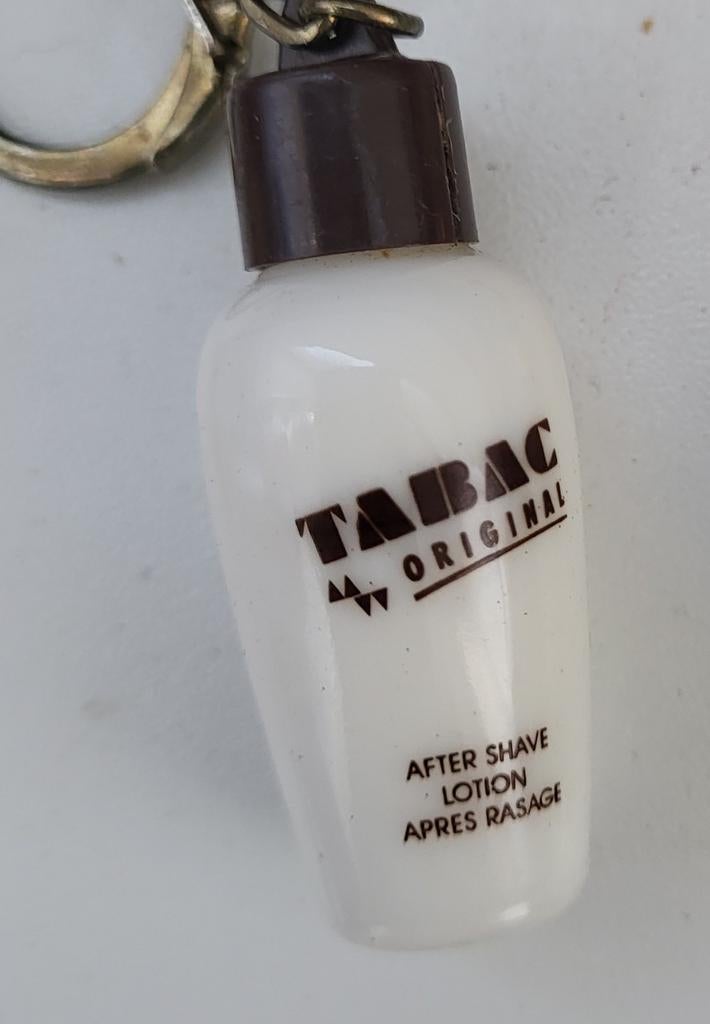 Vintage Tabac Original After Shave Lotion Sleutelhanger, Ophalen of Verzenden, Gebruikt, Merk